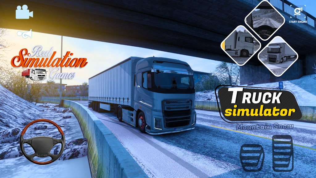 欧洲雪地卡车模拟器-欧洲雪地卡车模拟器(truck simulator euro snow)