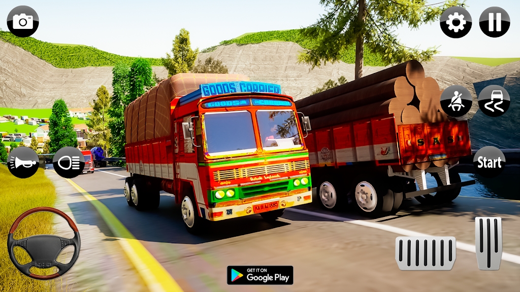 印度卡车越野模拟器点评3,专业的货车比赛等你来玩,在不同的比赛中