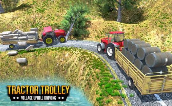拖拉机小车运输模拟器Offroad Cargo Tractor Trolley Transport Farming Simulator 2020第1张截图