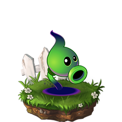 形态,可以攻击一直线的僵尸并且造成中毒效果;普通攻击6,暗影豌豆形成