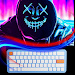 霓虹灯LED遮罩键盘软件(Neon LED Mask Keyboard)