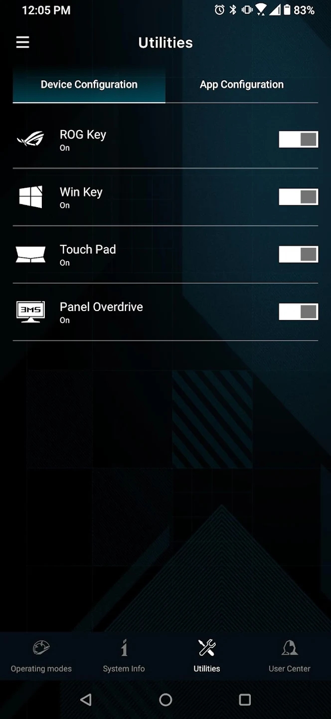 armoury crate(华硕奥创智控中心)手机版v6.0.10截图1