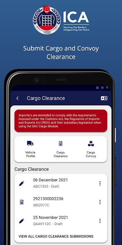 myica mobile新加坡入境申报软件手机版v1.8.0截图1