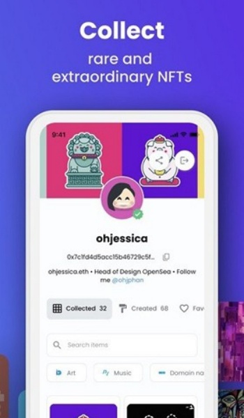 opensea交易所app官方版v1.3.3截图2