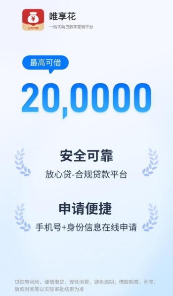 唯享花借款app最新版本v1.6.2截图1