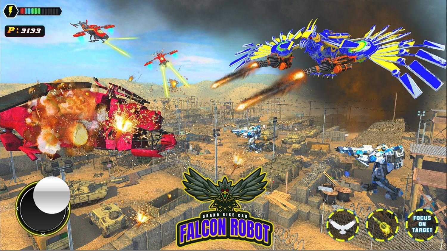 大猎鹰机器人车游戏(Grand Falcon Robot C)第1张截图