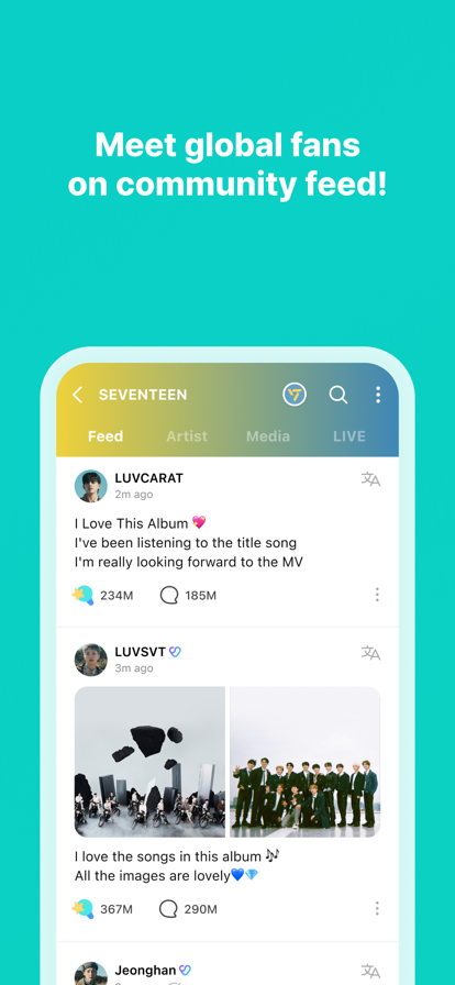 weverse安卓版v3.8.0截图3