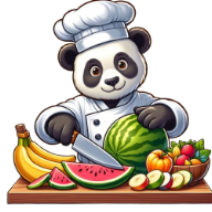 水果熊猫比赛3拼图游戏(Fruit Panda Match 3 puzzle)